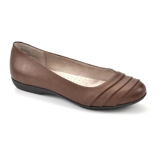 Cliffs White Mountain Ballet Flats 11 Brown Tan NWT NEW Comfort Women's - Picture 1 of 7